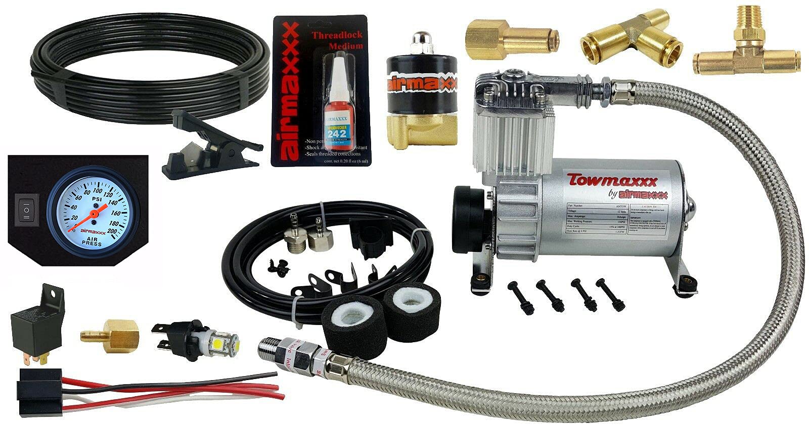 Amazon.com: airmaxxx Over Leaf Tow Assist Air Suspension Kit